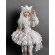 Twin Bears Meow Rabbit Agent Top and Skirt Set(12th Pre-Order/3 Colours/Full Payment Without Shipping)